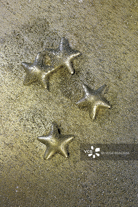 纹理图案上的星星图片素材