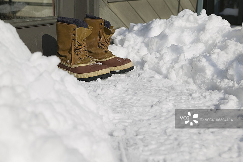 雪地靴图片素材