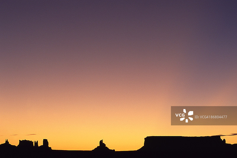 孤山日落图片素材