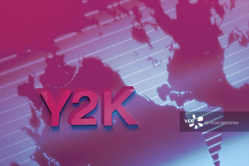 地图上的Y2K图片素材