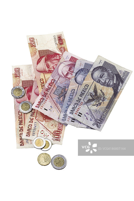 墨西哥货币图片素材