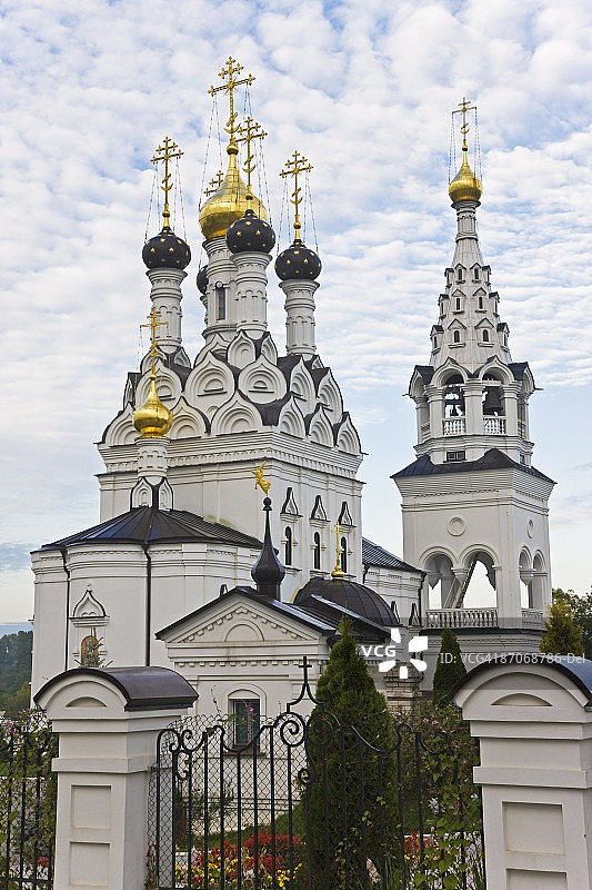 巴格拉季奥诺夫斯克俄罗斯东正教教堂图片素材