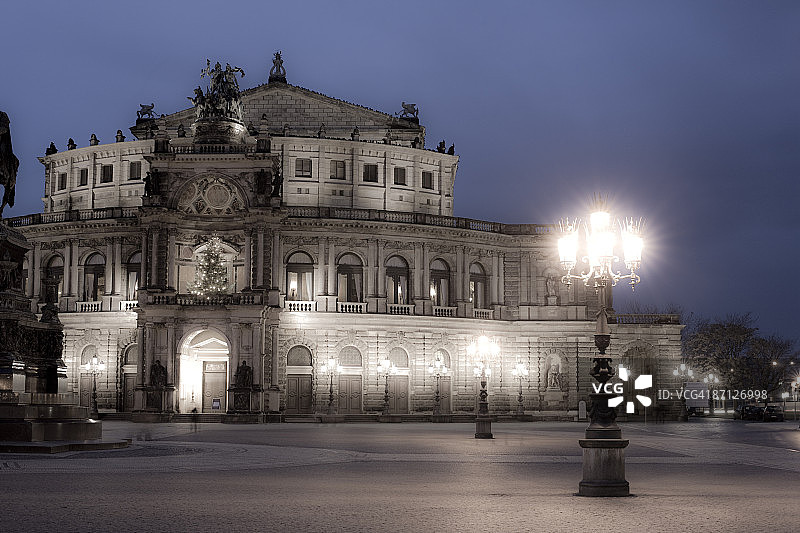 森珀歌剧院图片素材
