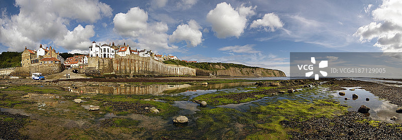 罗宾汉湾的退潮景象图片素材
