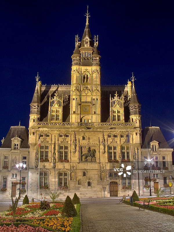 贡比涅市政厅图片素材