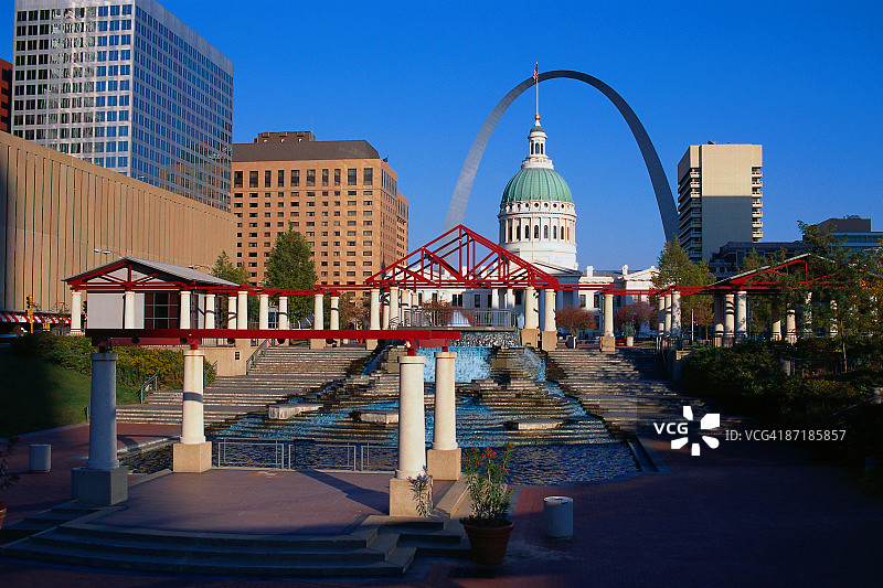 圣路易斯拱门图片素材