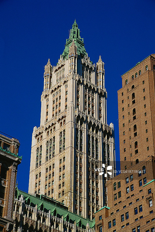 纽约伍尔沃斯大厦图片素材