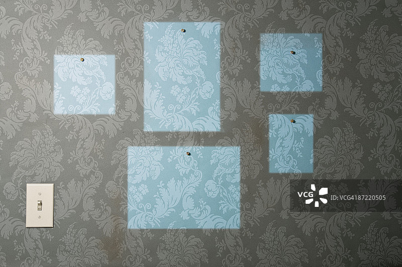 墙壁上曾经挂过画的污渍图片素材