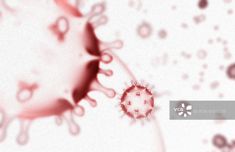 严重急性呼吸综合征冠状病毒图片素材