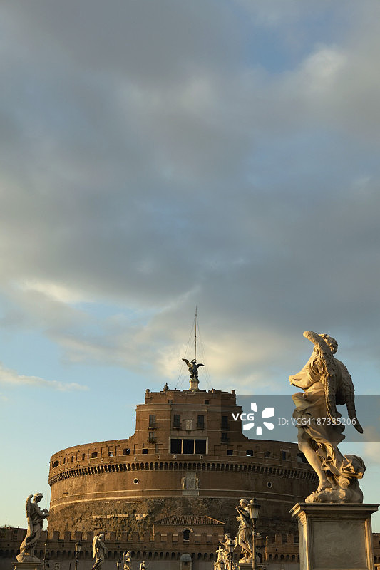 意大利罗马圣天使堡图片素材