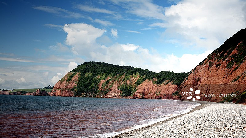 英格兰德文郡海岸图片素材