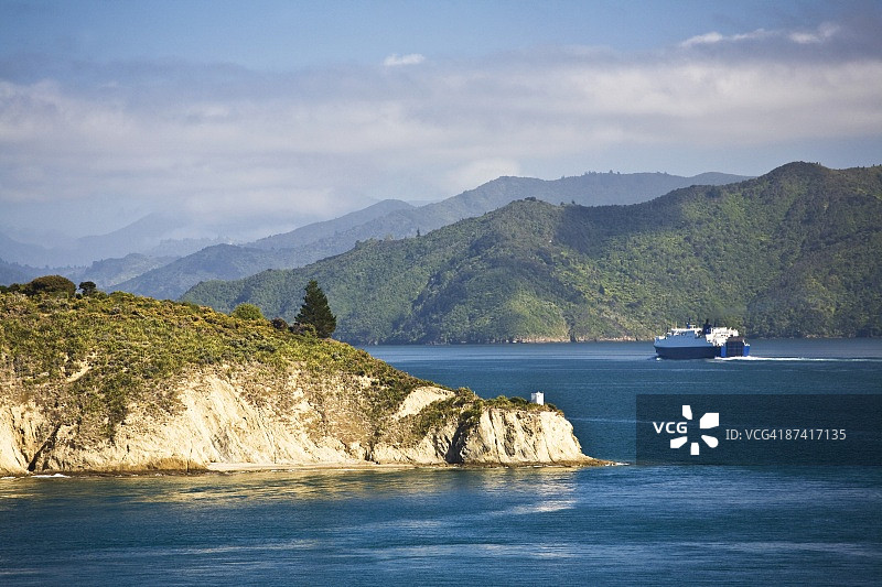 新西兰查弗斯通道图片素材