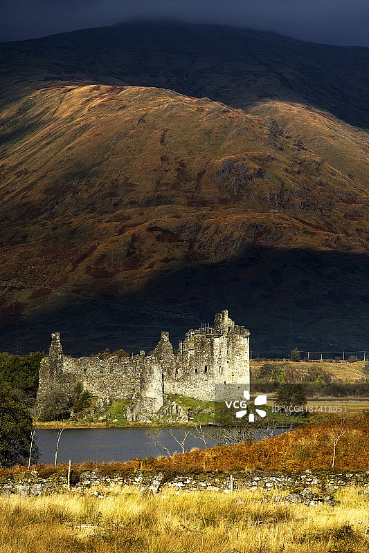 苏格兰基尔丘恩城堡图片素材