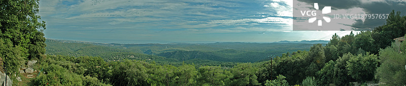 普罗旺斯全景图片素材