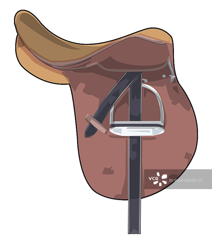 马球鞍图片素材