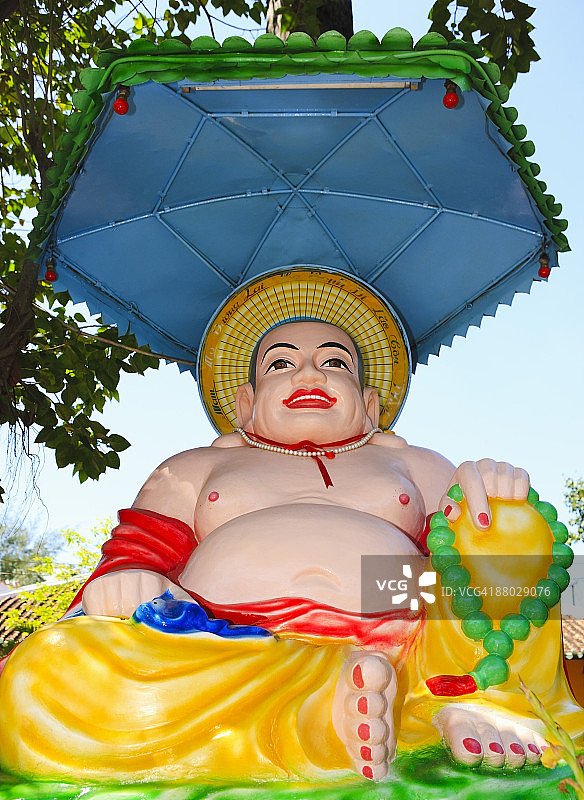 堤岸观音寺的佛像图片素材