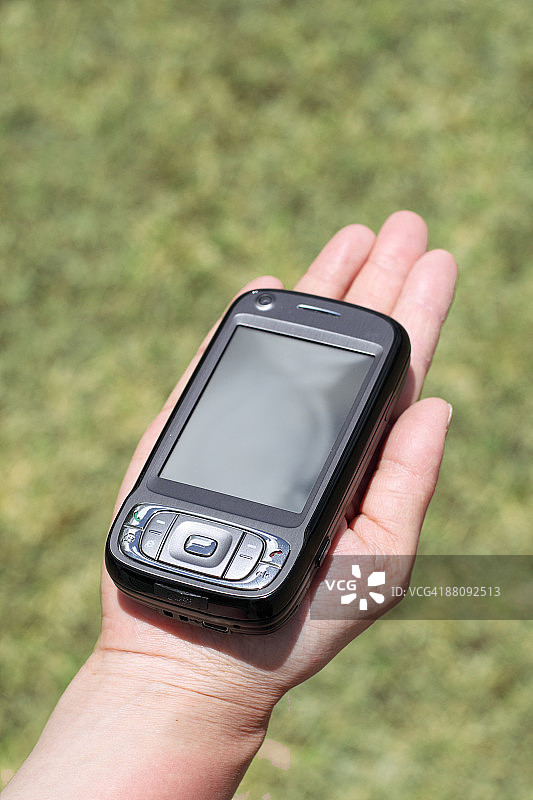 手中的智能手机图片素材