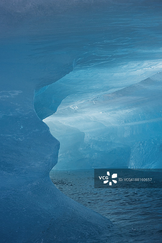 冰岛瓦特纳冰川冰原冰山图片素材