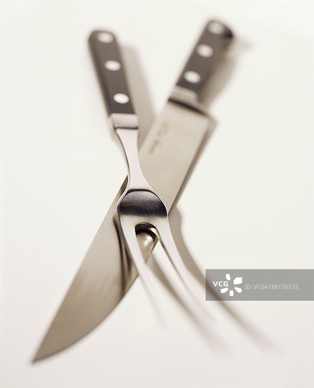 雕刻刀叉图片素材