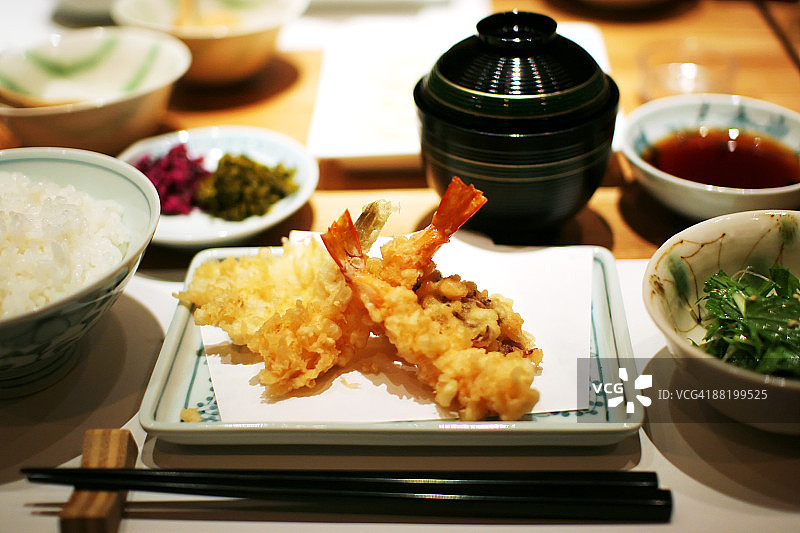 天妇罗套餐图片素材