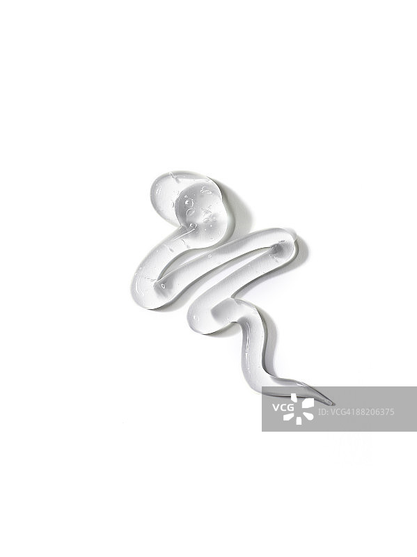 透明凝胶波浪线图片素材