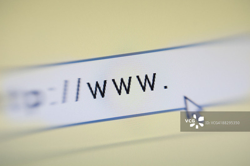 网址特写图片素材