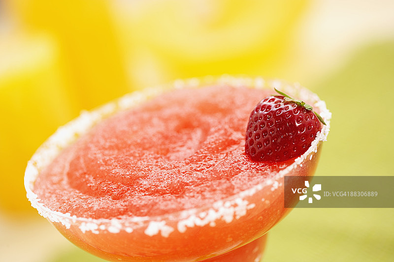 草莓玛格丽特图片素材