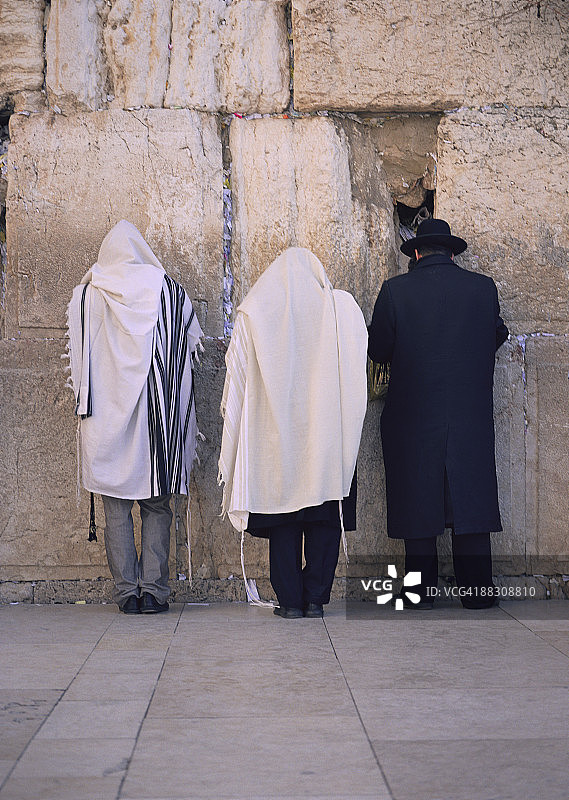 哈西迪教徒祈祷图片素材