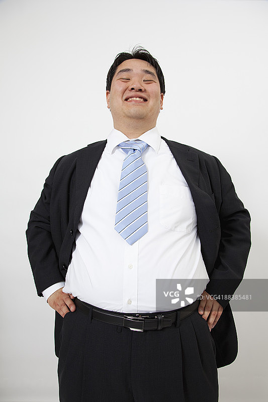 商人双手叉腰图片素材