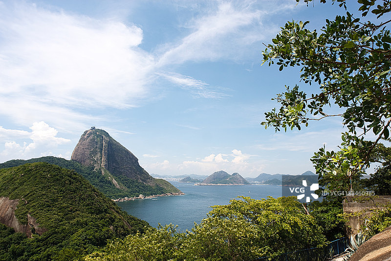 面包山和瓜纳巴拉湾图片素材