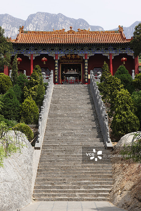 中国的佛教寺庙图片素材