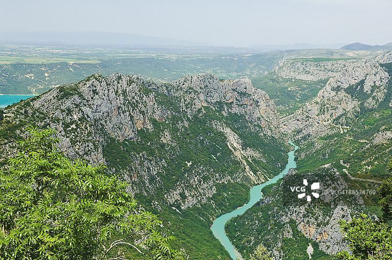 法国普罗旺斯韦尔东峡谷图片素材
