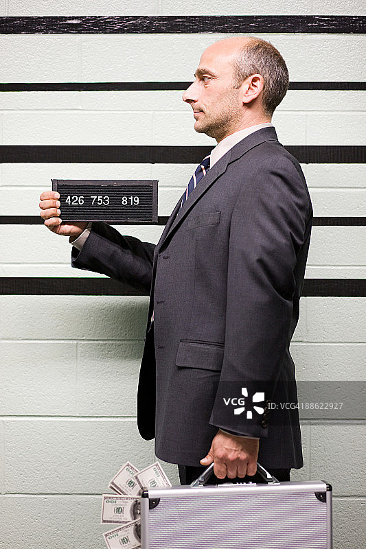 商人的嫌疑人照片图片素材