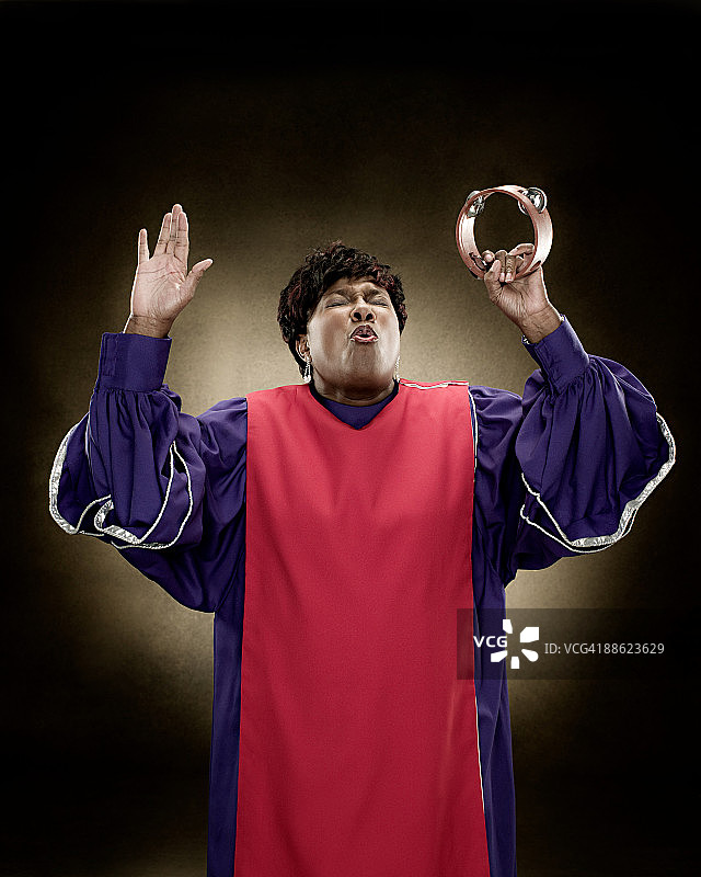 福音歌手演唱图片素材