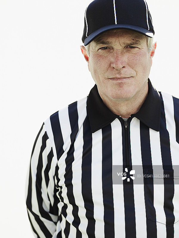 专业足球裁判图片素材