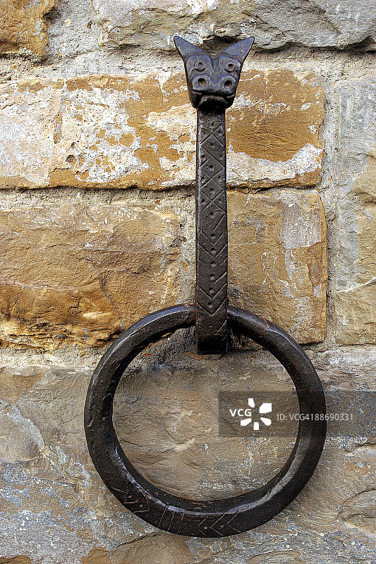 墙上的铁环图片素材