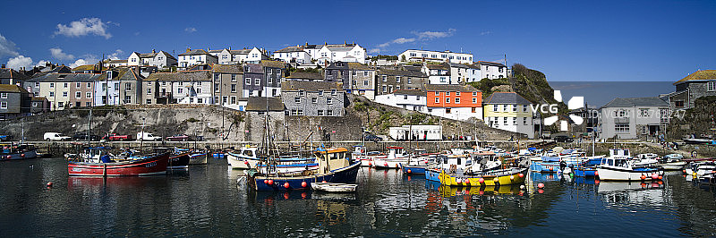 英国康沃尔郡梅瓦吉西港图片素材