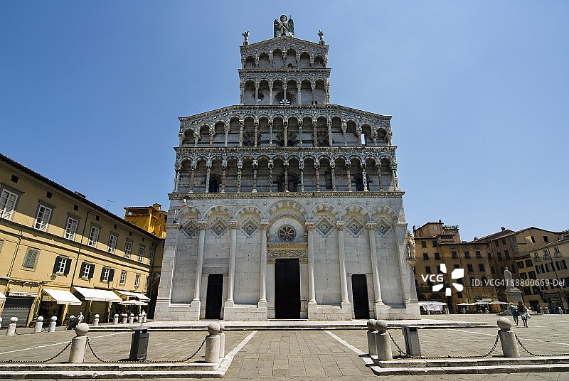 意大利托斯卡纳卢卡圣米歇尔教堂图片素材