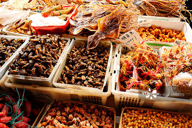 各式中国海味干货图片素材