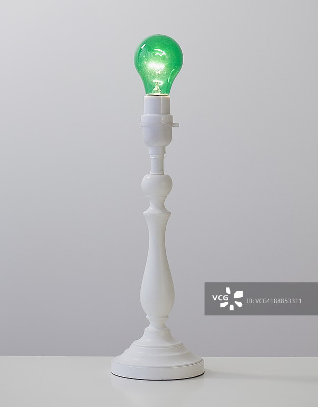 照明绿灯图片素材