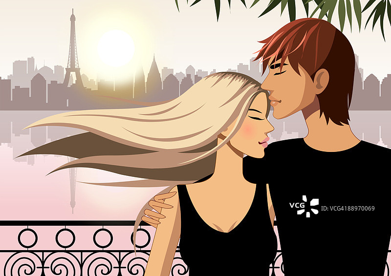 情侣拥抱特写图片素材