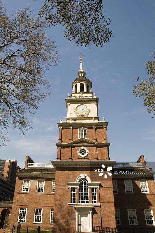 宾夕法尼亚州费城独立厅图片素材
