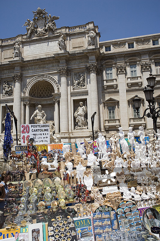 意大利罗马特莱维喷泉图片素材