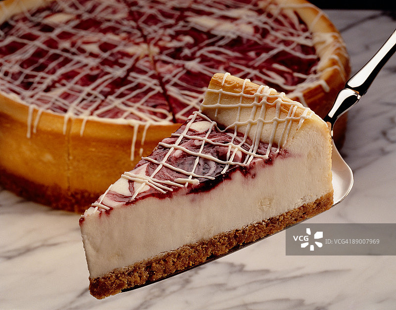 覆盆子芝士蛋糕图片素材
