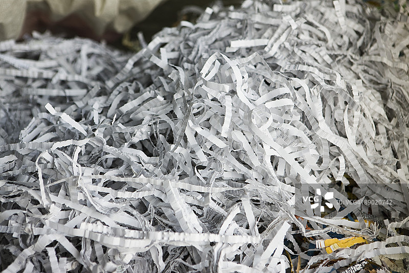 碎纸特写图片素材