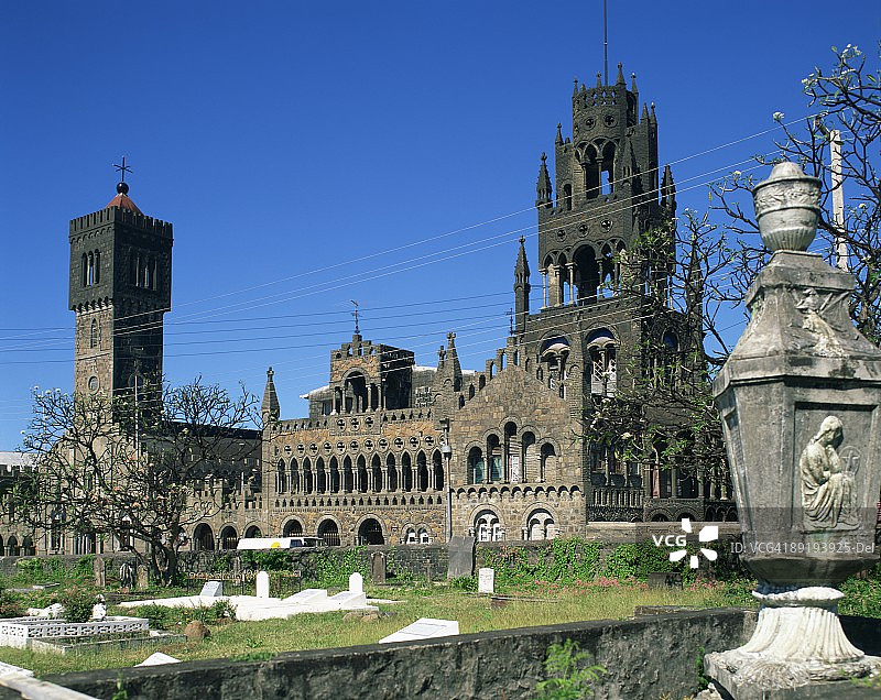 圣玛丽大教堂，金斯敦，圣文森特，向风群岛，西印度群岛，加勒比海，中美洲图片素材