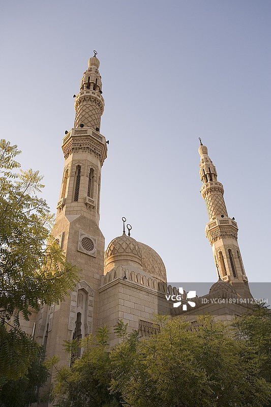 阿拉伯联合酋长国迪拜朱美拉清真寺图片素材
