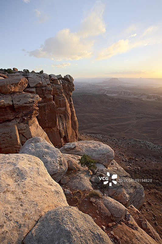 峡谷地国家公园日落景色，美国犹他州图片素材
