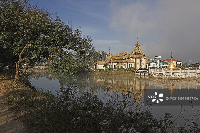 缅甸掸邦景栋瑙坎寺图片素材