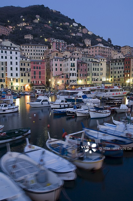 意大利利古里亚莱万特海滨卡莫利图片素材